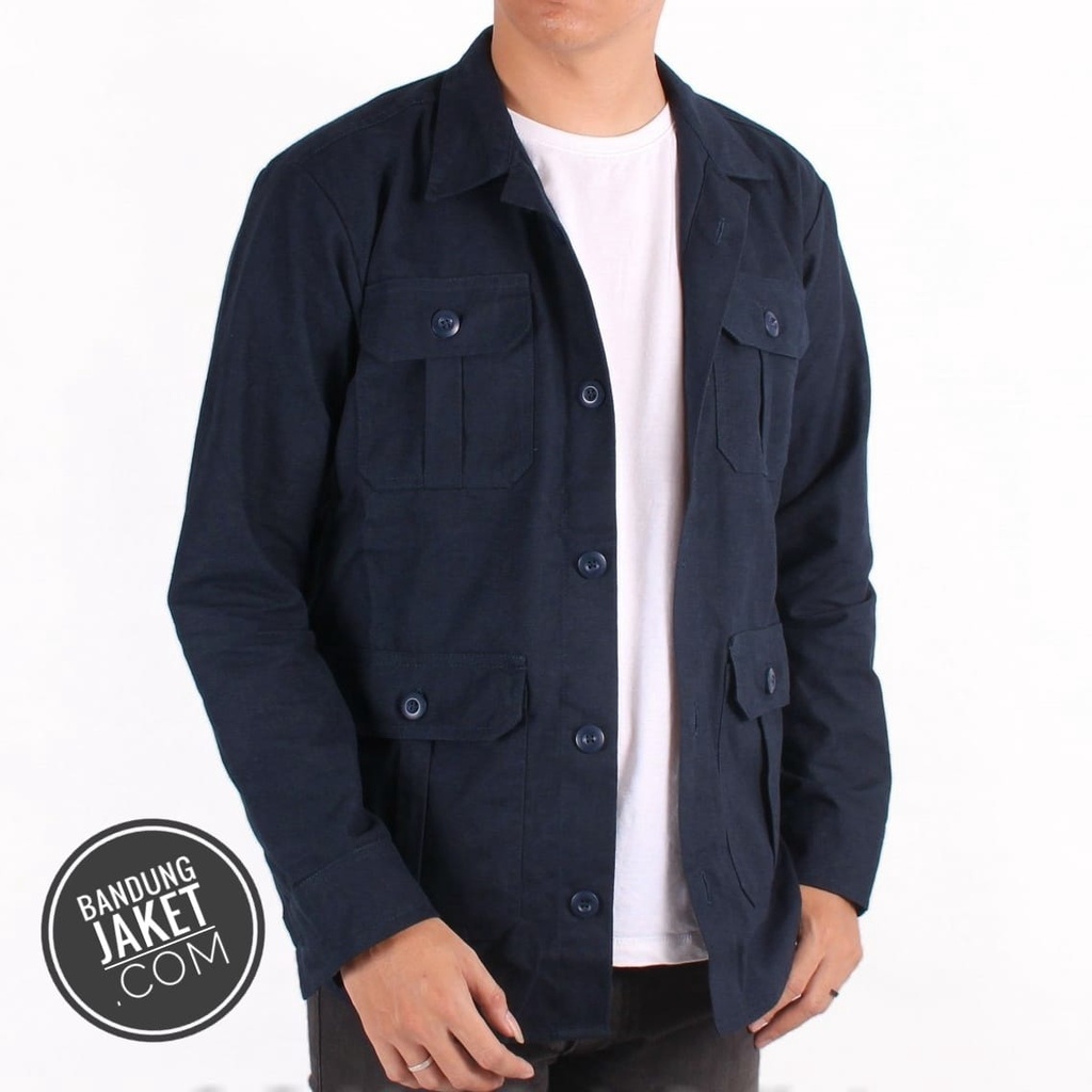 ADAM JAKET NEVY|| JAKET SEMI PARKA || JAKET PRIA DAN WANITA MASA KINI