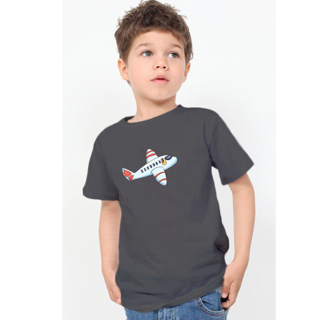 YOURSTYLE1119 - KAOS AIRPLANE / KAOS ANAK PESAWAT  / KAOS ANAK /KAOS ANAK KATUN 24S