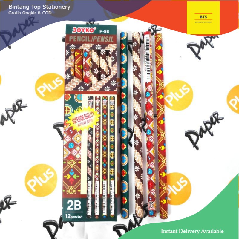 

[BTS] Pensil 2B JOYKO Batik P98