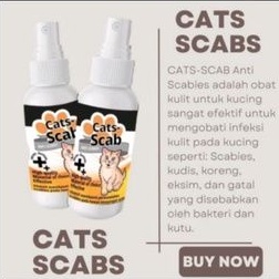 Cat Scab Obat Anti Jamur Kulit Kucing Scabies Kadas Kudis Infeksi kulit