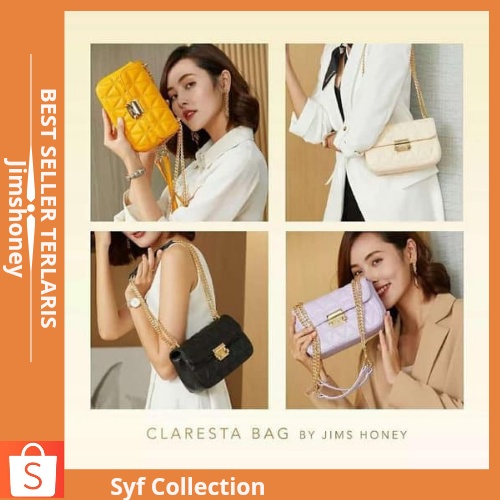(COD) Jimshoney JH CLARESTA BAG JIMSHONEY TAS SELEMPANG CLARESTA BAG JIMSHONEY ORIGINAL