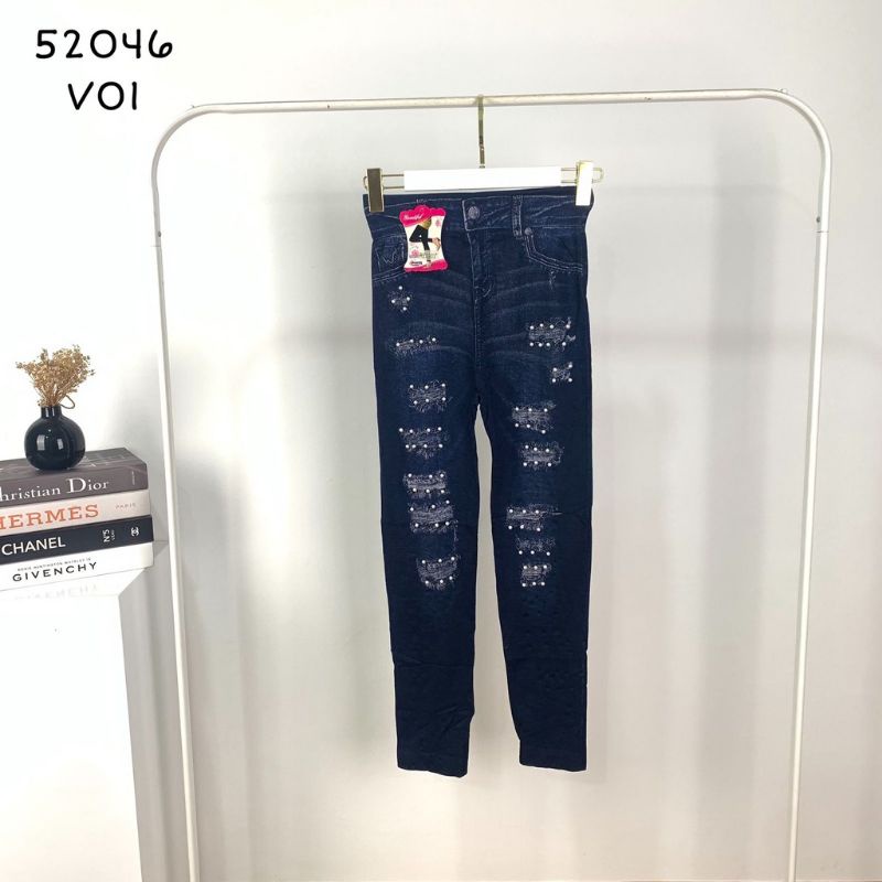 legging jeans Levis mutiara putih