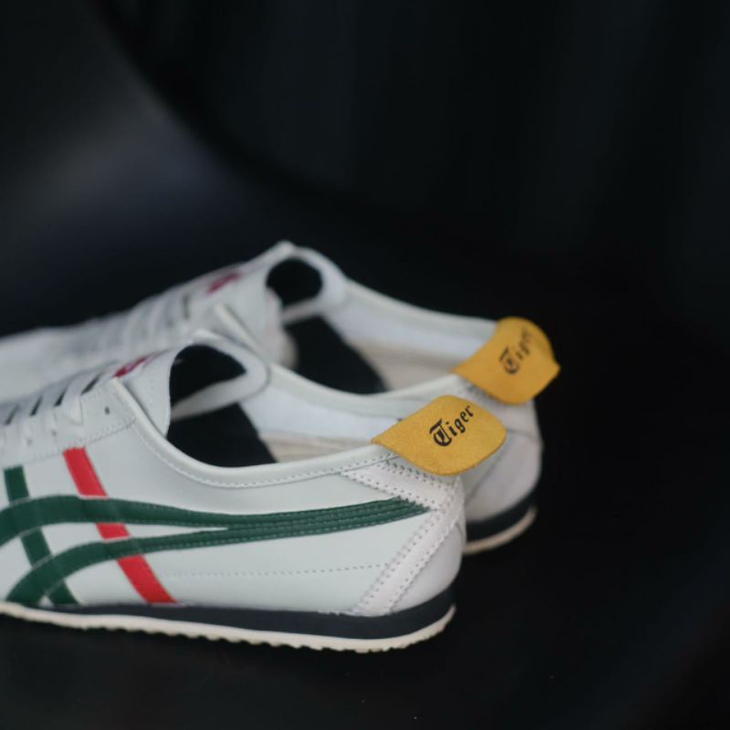 sepatu onitsuka tiger mexico 66 white green red original BNWB