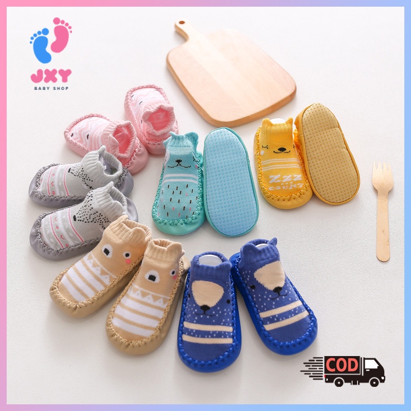 Baby Prewalker Shoes Socks Anti Slip Kaos Kaki Anak Bayi/Sepatu Anak Bayi L91-94