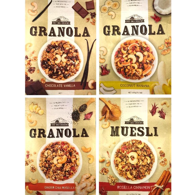 

Harap Baca Deskripsi Sebelum Order East Bali Cashews Granola - 400 Gr