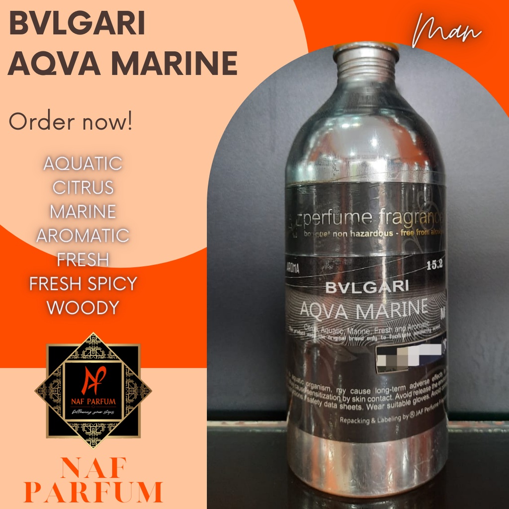 15.2 Bvlgari "Aqva Marine f0r Man" refill parfum