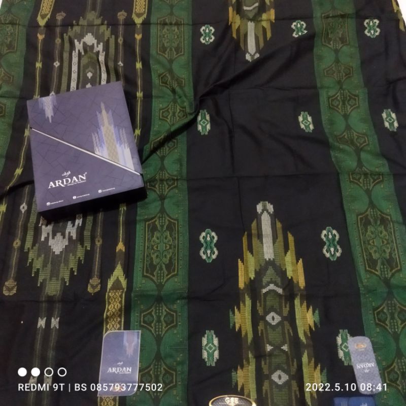 Sarung ardan GSE gold/sarung ketjubung/sarung tenun