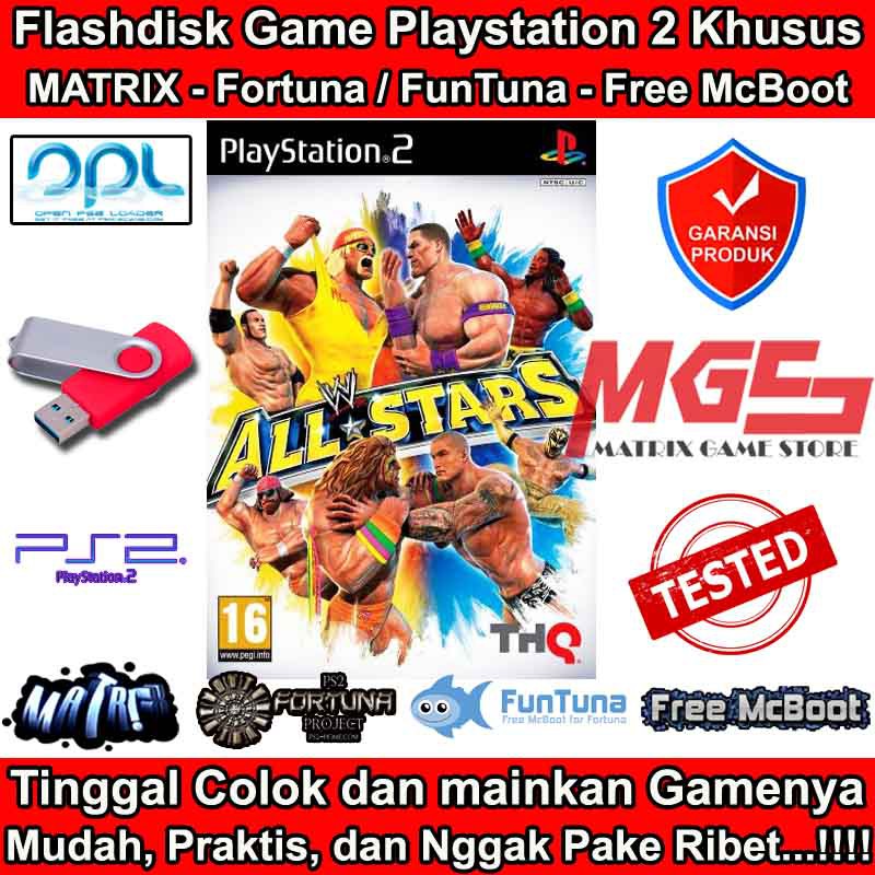 Flashdisk Game PS2 PS 2 WWE SmackDown Smack Down - All Stars