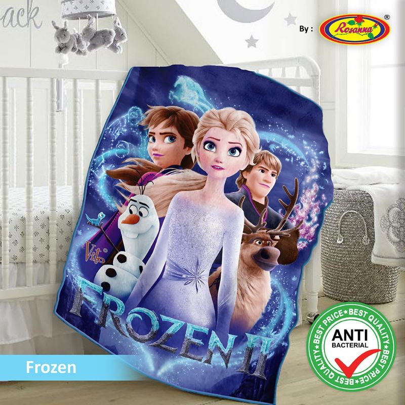 Selimut Rosanna Vito Kids motif FROZEN 100×140cm