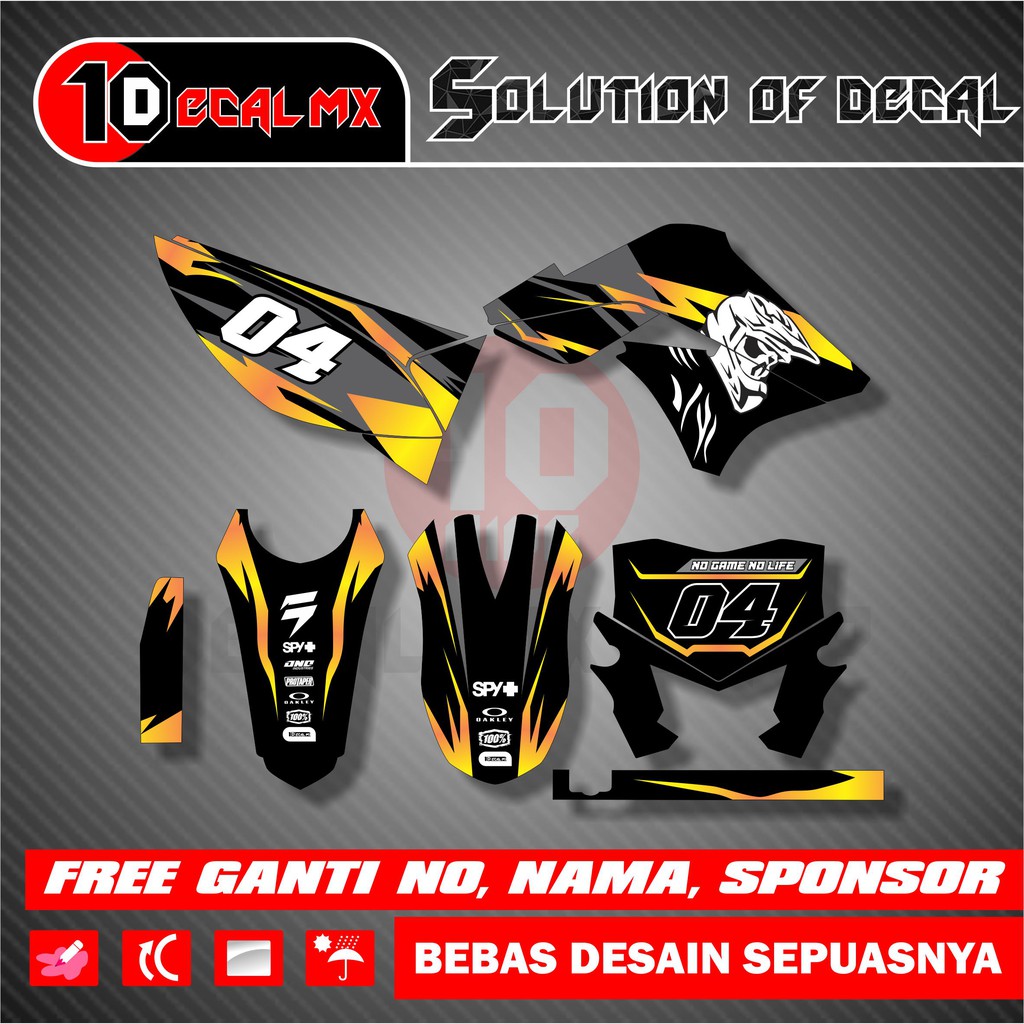 decal klx lama full hologram