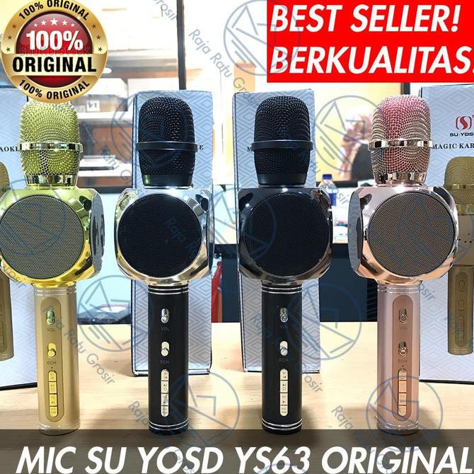 MIC KARAOKE PORTABLE BLUETOOTH WSTER WS 858 100% ORIGINAL