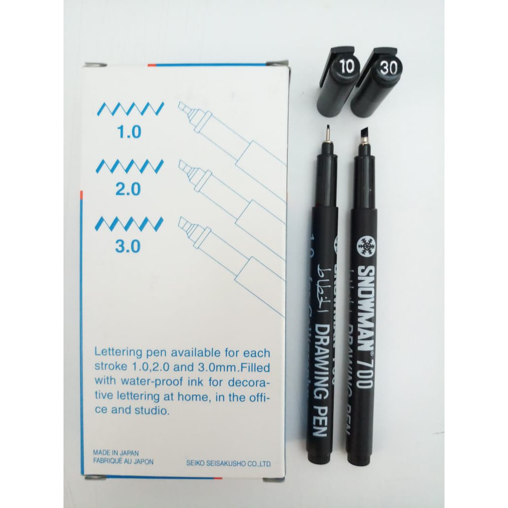 

Snowman Calligraphy Pen 10. READY UKURAN 10 SAJA