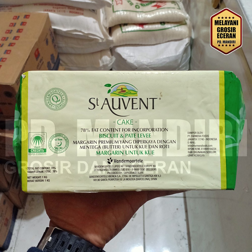 ST AUVENT UNSALTED BUTTER MIX 1 KG