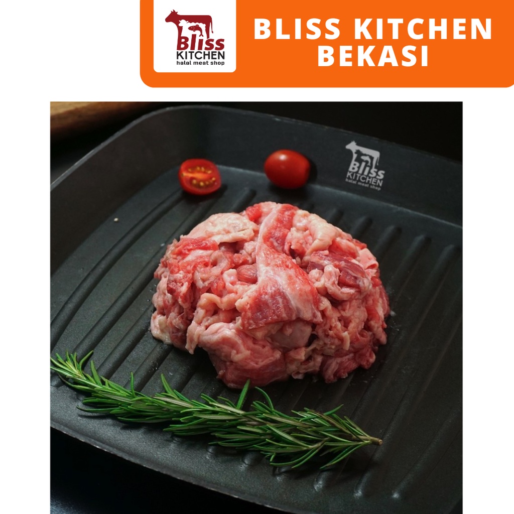 Trim US Slice beef / tetelan Daging Slice 250gr