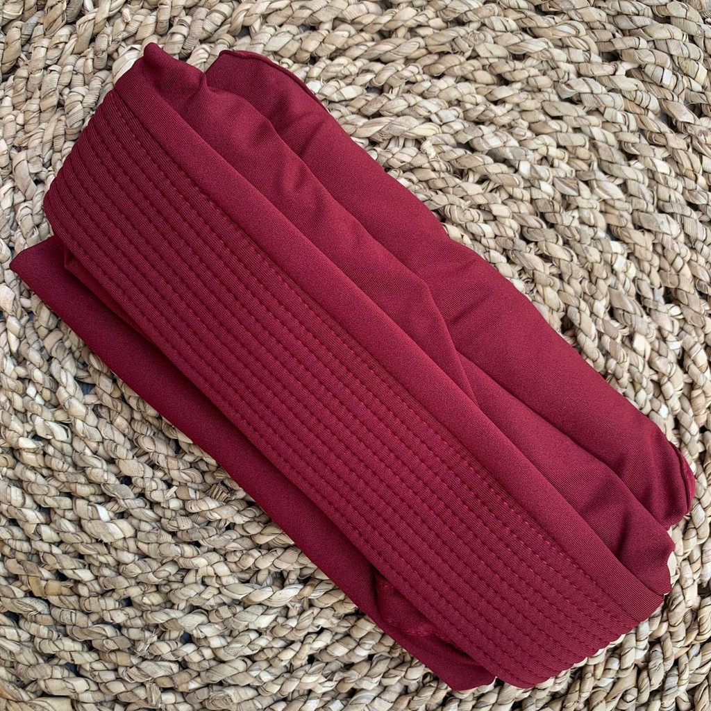 JILBAB ELNIFA SERUT POLOS Part 1-Maroon