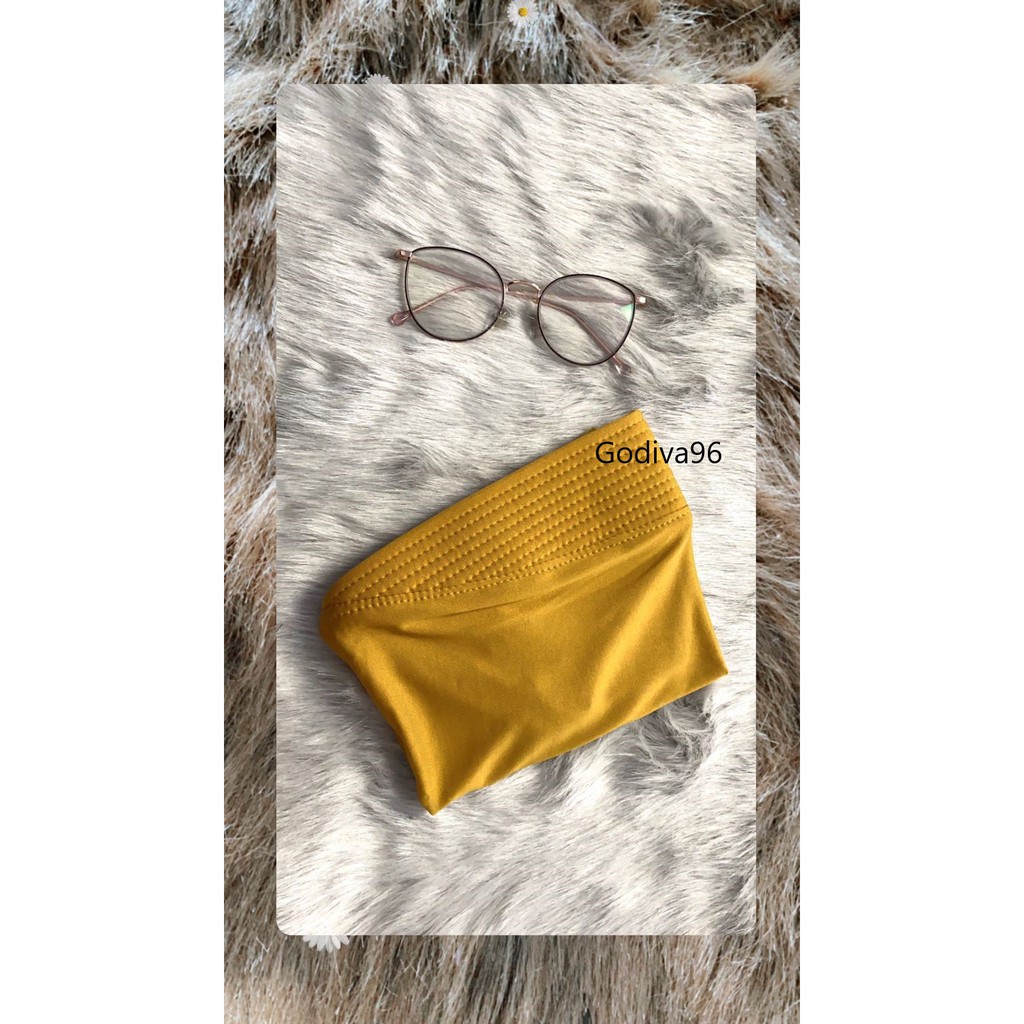 Godiva96 - JILBAB VOLLY SPORT OLAHRAGA / HIJAB INSTAN SPORT / OLAH RAGA MEDAN-VOLLY. Mustard