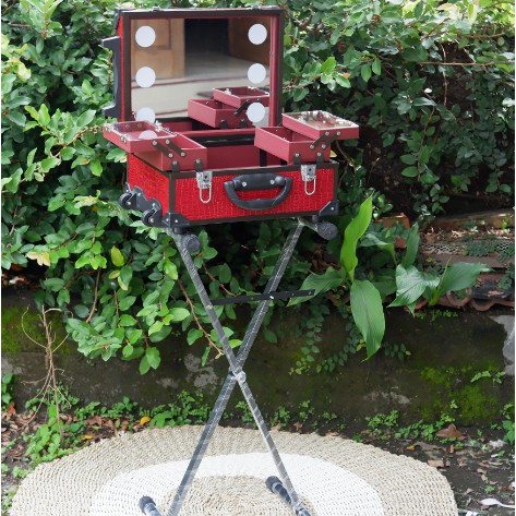 Beautycase 6 Lampu Beauty Case LED tanam Koper Makeup LED PREMIUM QUALITY