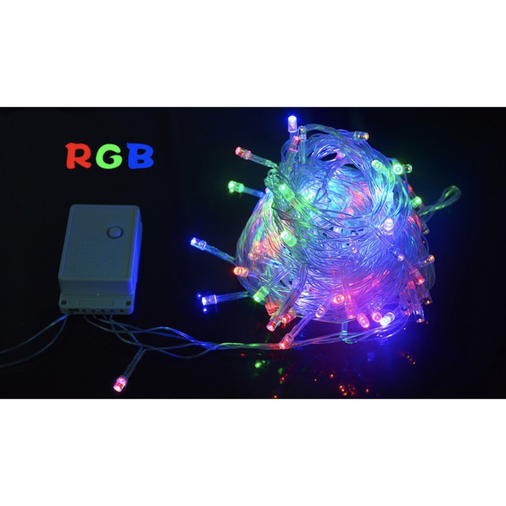 [ RGB ] Lampu natal led dekorasi lampu tumblr dgn colokan sambungan