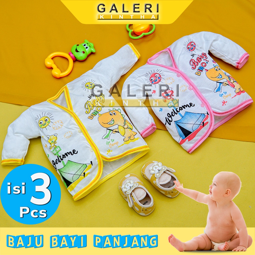 Baju Bayi Laki laki Lengan Panjang Newborn 0 12 Bulan