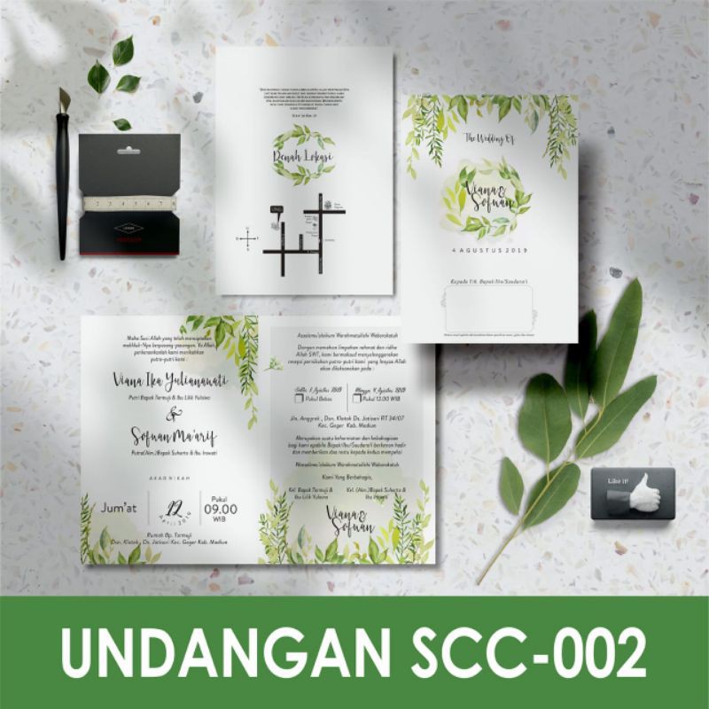 

SCC 002 Blangko Undangan Kosongan Griya Blanko + file setting Corel