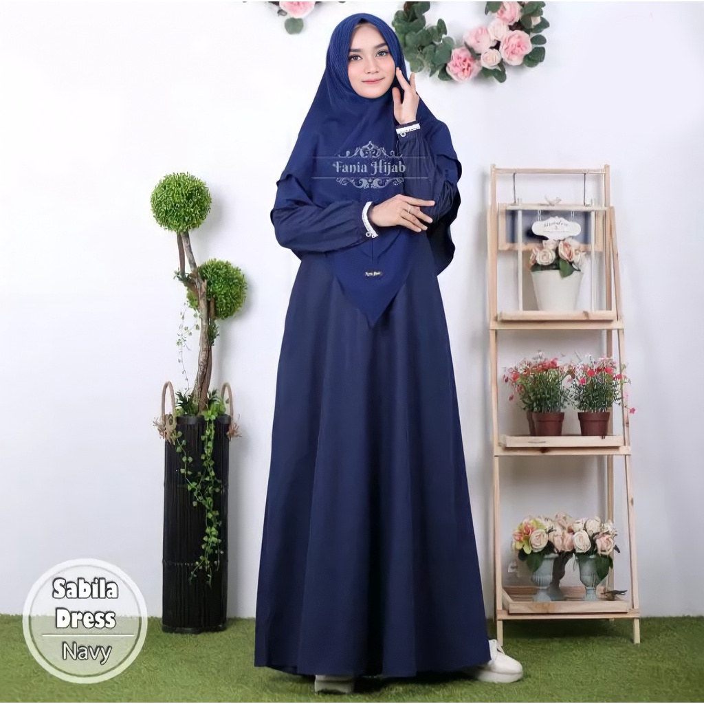 Gamis Polos Maxi Toyobo Jumbo Premium Model Kekinian Muslimah Murah