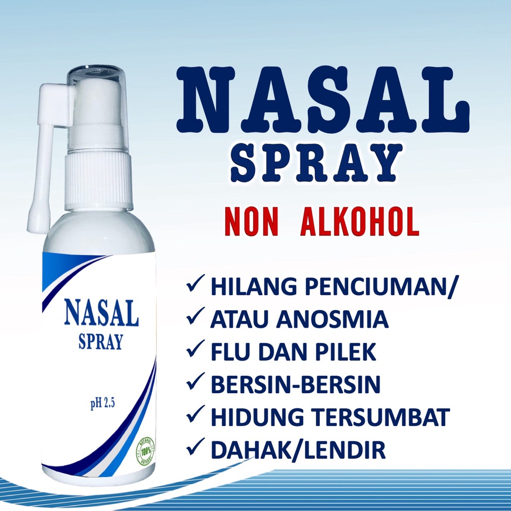 Nasal Spray Semprot Hidung Balita Anak Dewasa Untuk Anosmia Anti Virus Bakteri