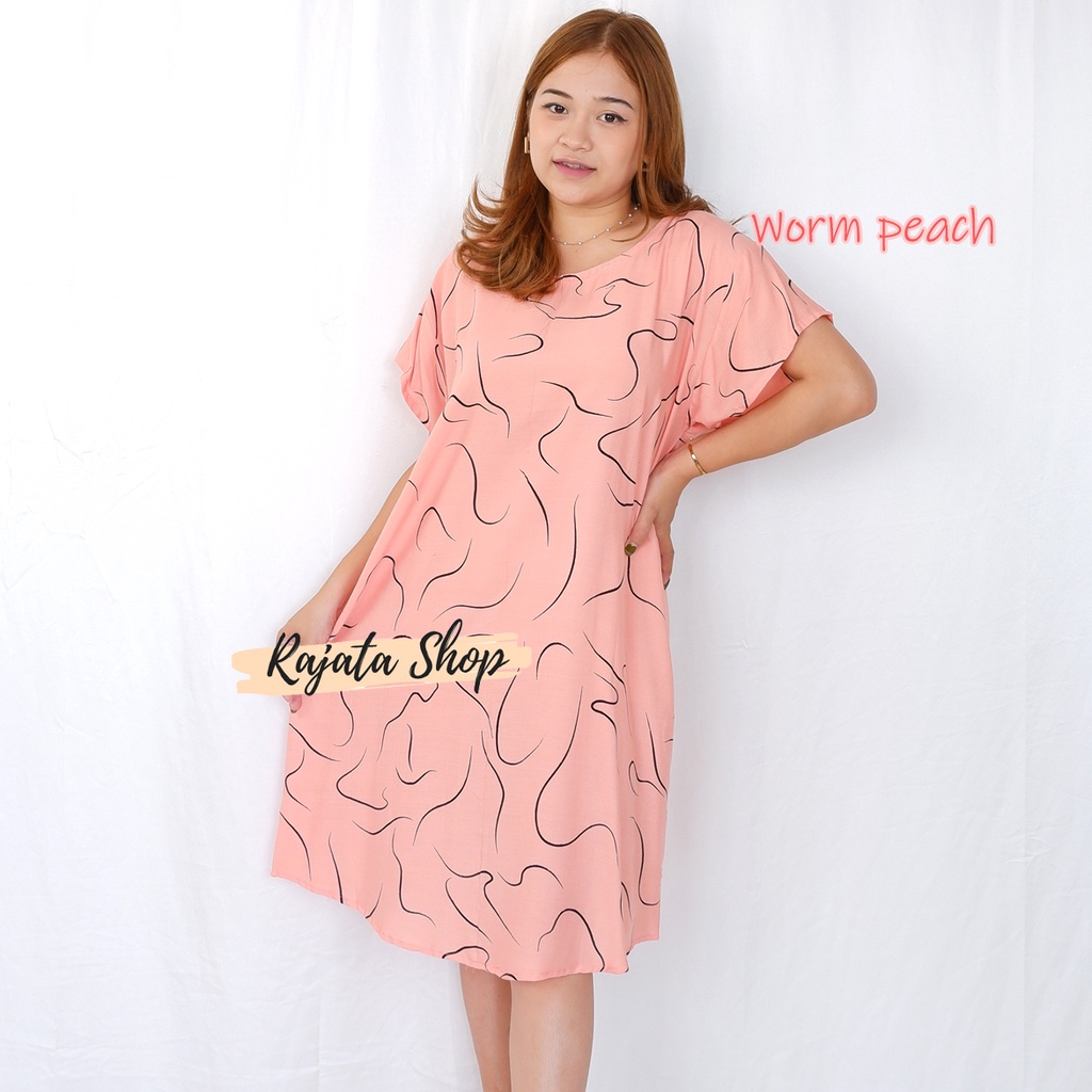 Daster Bali Dress Bali-DST WORM PEACH