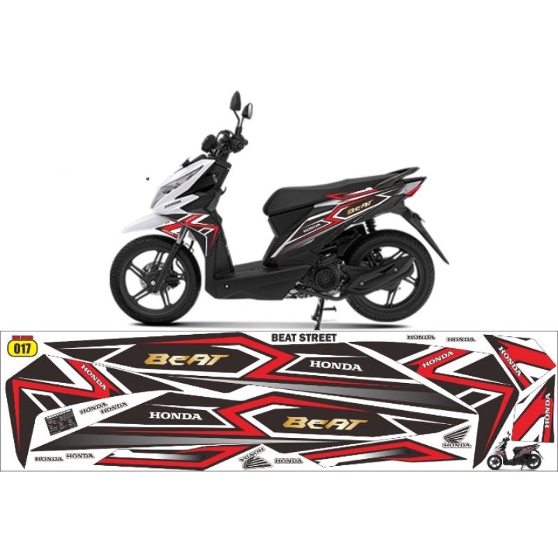 striping beat street/decal variasi beat street/stiker lis body beat street