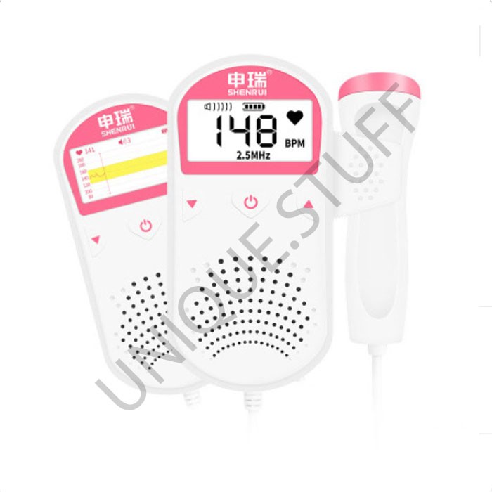 Alat Deteksi Jantung Janin Bayi Digital Fetal Doppler Heart Rate Monitor