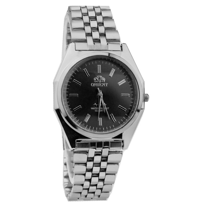 WBS ✅COD JAM TANGAN COUPLE ORIENT STAR RANTAI PREMIUM PRIA WANITA IMPORT GROSIR MURAH ARLOJI OR001-PRIA - HITAM