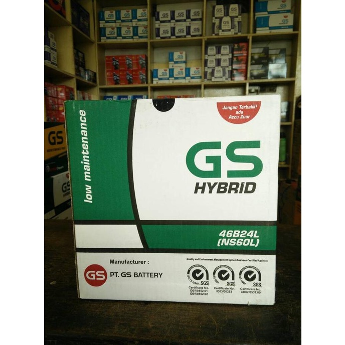 Aki Mobil Nissan March GS Astra hybrid NS60L Aki Basah electra87 Juara