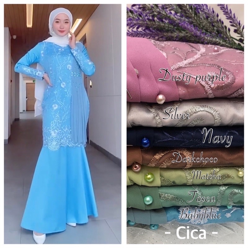 (Bayar ditempat) GAMIS DUYUNG SELENDANG VIOLA/GAMIS MODERN/GAMIS PREMIUM/GAMIS PESTA/gamis brokat/gamis kondangan