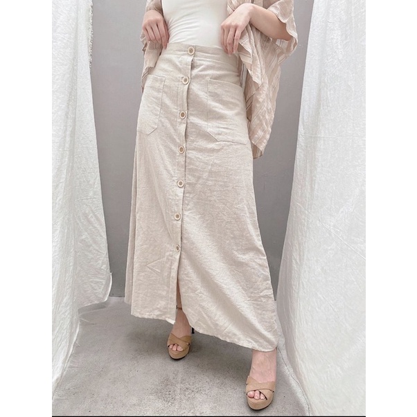 YUNA LINEN SKIRT