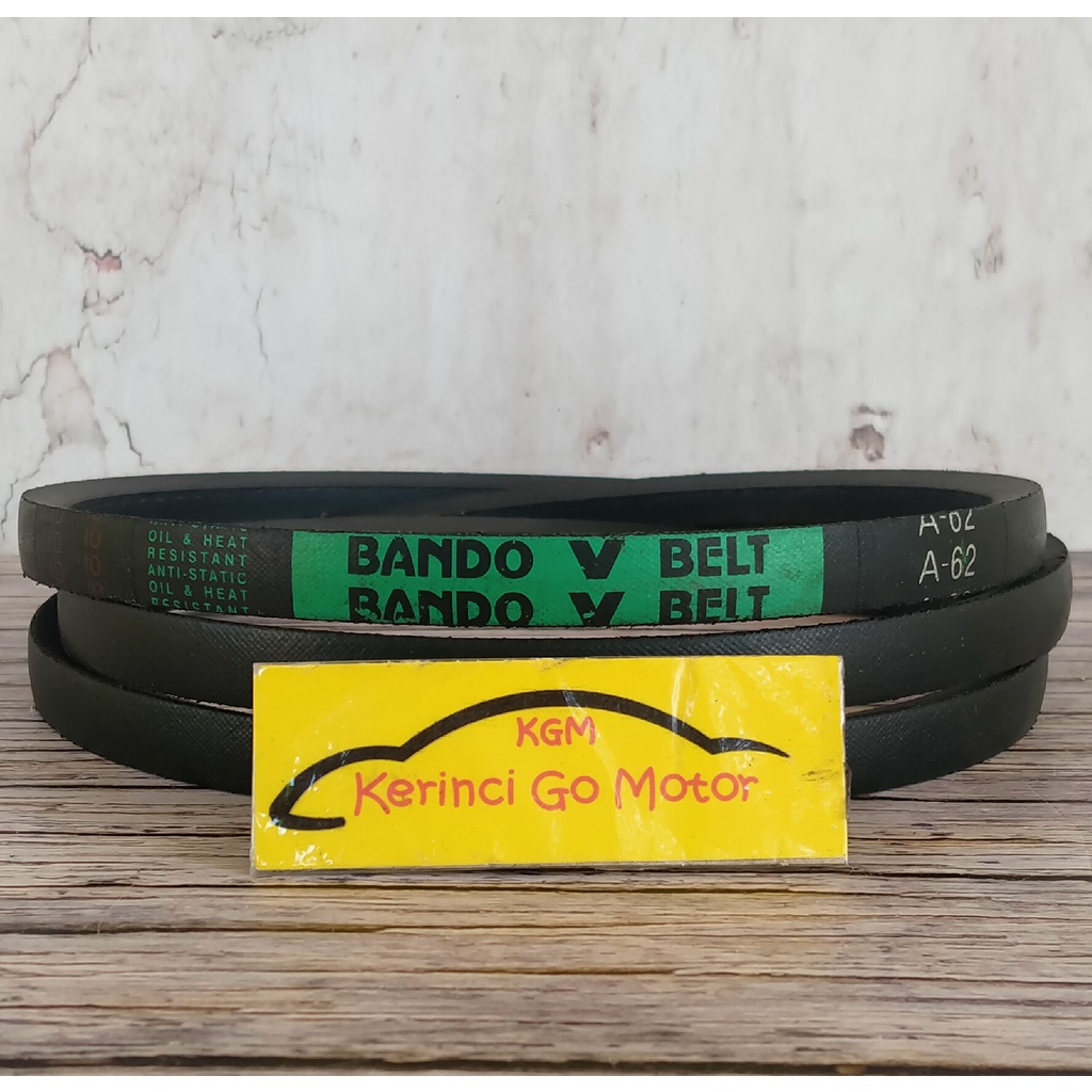 BANDO VAN BELT A-62 V BELT TALI KIPAS A62 FAN BELT VANBELT POLOS A-62