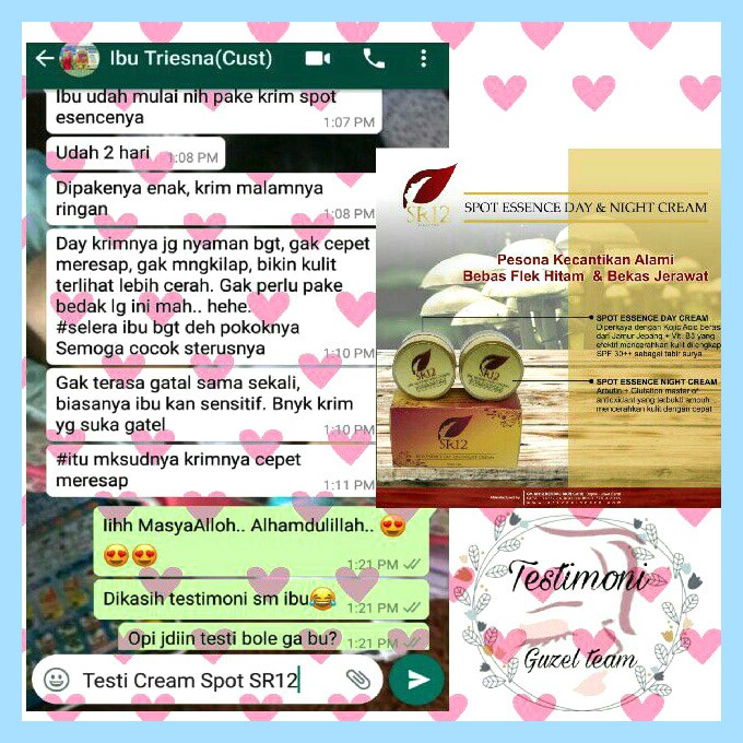 MUST HAVE SR12 SPOT CREAM Pencerah Pemutih untuk wajah kusam dan berminyak erha MURAH MERIAH