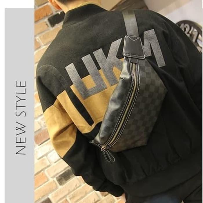 SLING BAG PRIA TAS KECIL KAMERA PINGGANG EUROPE WAIST IMPORT FASHION