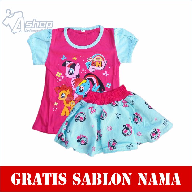 Baju Anak Setelan Little Pony