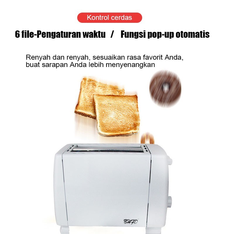 Toaster Pemanggang Roti Pop Up Otomatis