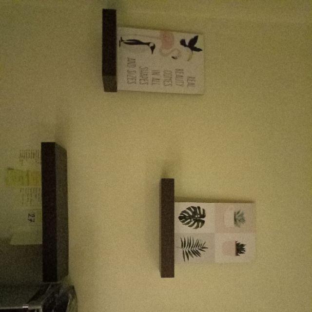 Wall Decor Kayu Mdf 6mm Costum Hiasan Dinding Kado Dekorasi Rumah Ukuran 10x29 Cm Ak21