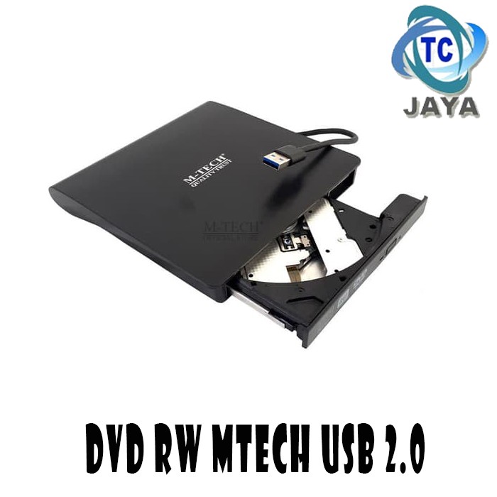 DVD RW External M-Tech Ultra slim USB 2.0 Optical Drive Mtech  Dvd RW