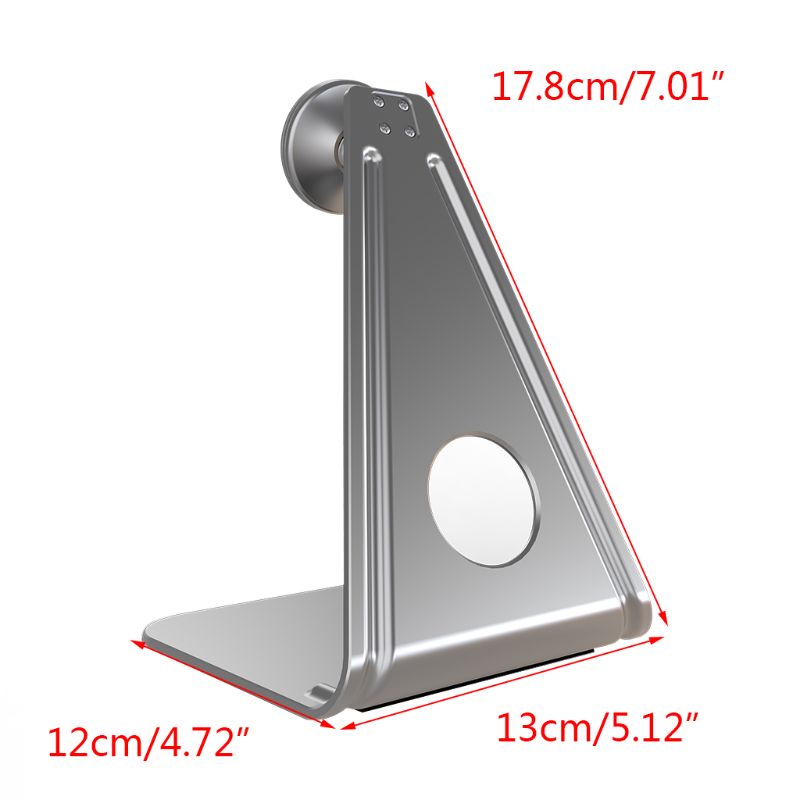 VIVI   L-shaped Magnetic Tablet Holder 360° Rotation Desktop Flat Computer Phone Support with Magnetic Sheet Electrostatic Film