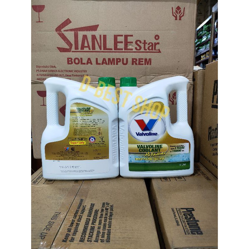 Valvoline Radiator Coolant Hijau - 4 ltr