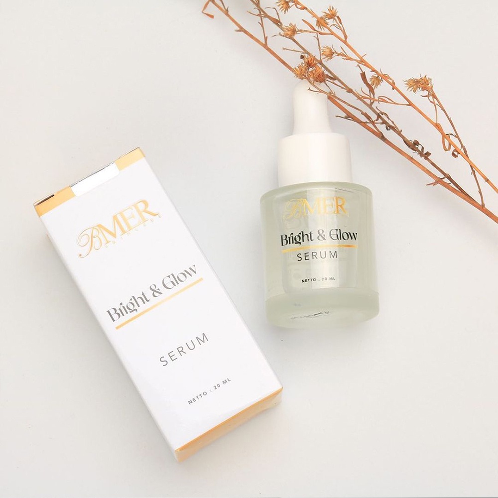 BMER Skincare Bright &amp; Glow Serum Skin Care Mencerahkan Wajah Glowing