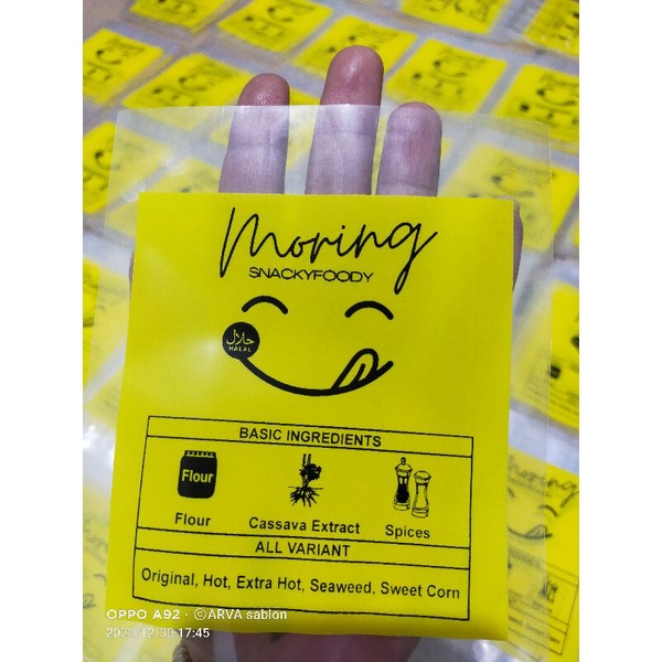 plastik kemasan snack