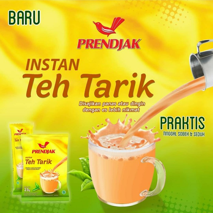 

(BISA COD) Teh Tarik Prendjak Instan kemasan Bag