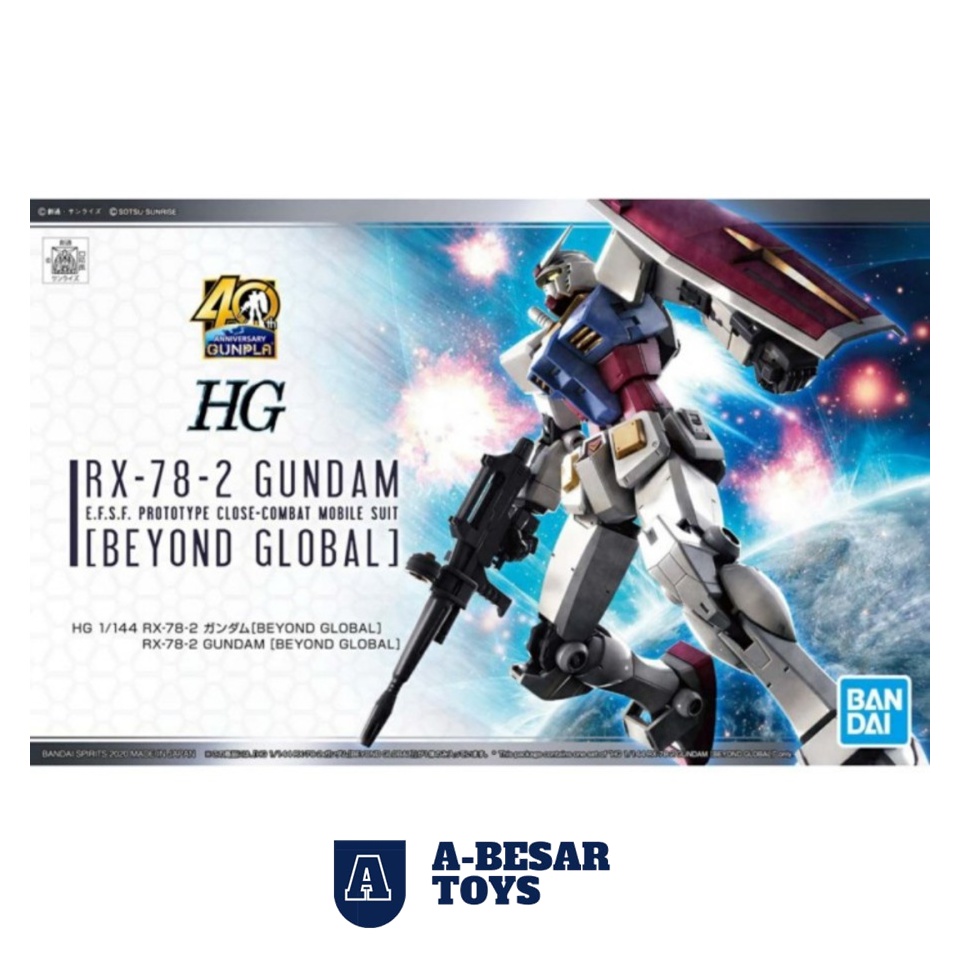 Hg Gundam rx 78 2 Beyond Global Bandai