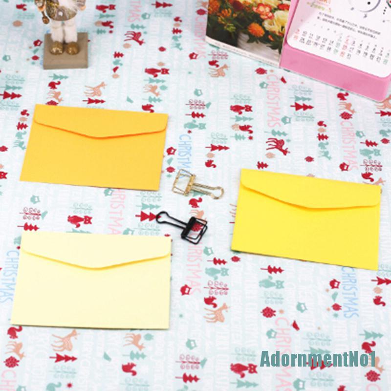 [AdornmentNo1]10pcs Candy colors postcard wedding invitation envelope small paper envelopes