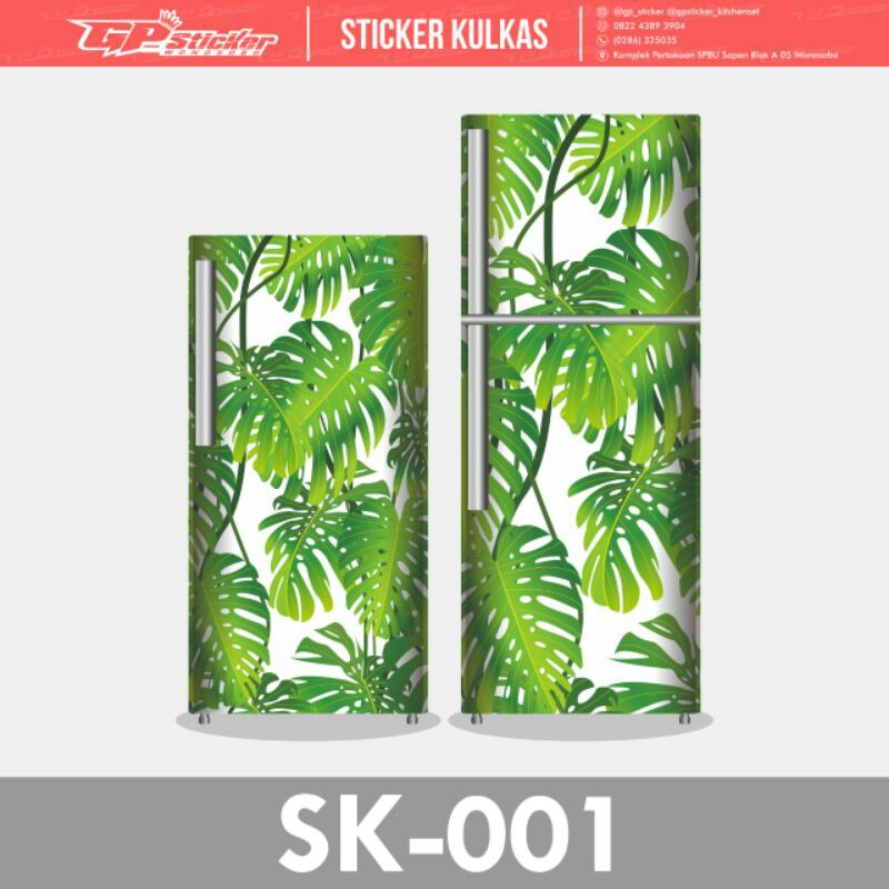 

STICKER KULKAS CUSTOM / MOTIF LAMINASI