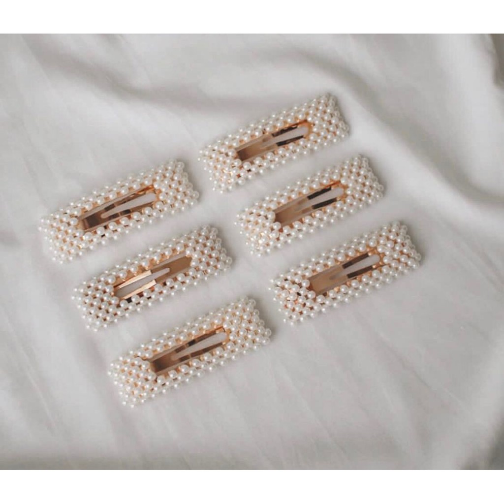 [ORI HONGKONG] HAIR CLIP PEARL ORIGINAL HONGKONG / HAIR CLIP MUTIARA / JEPIT RAMBUT MUTIARA