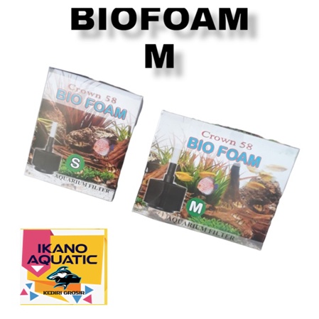 Biofoam filter aquarium kolam ukuran M